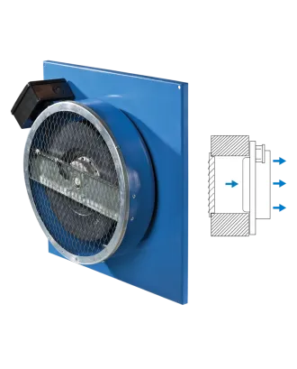 Настінний припливний канальний вентилятор Вентс ВЦ-ПН 315