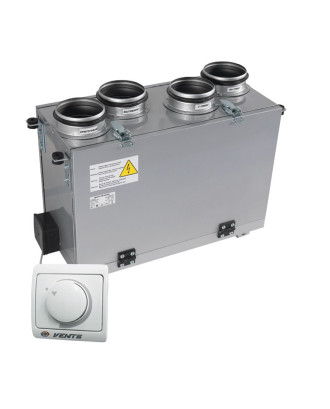 Припливно-витяжна установка Вентс ВУТ 300 В міні ЕС