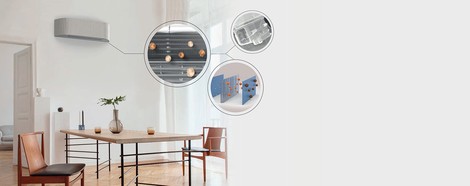 Фільтрація повітря Toshiba Haori