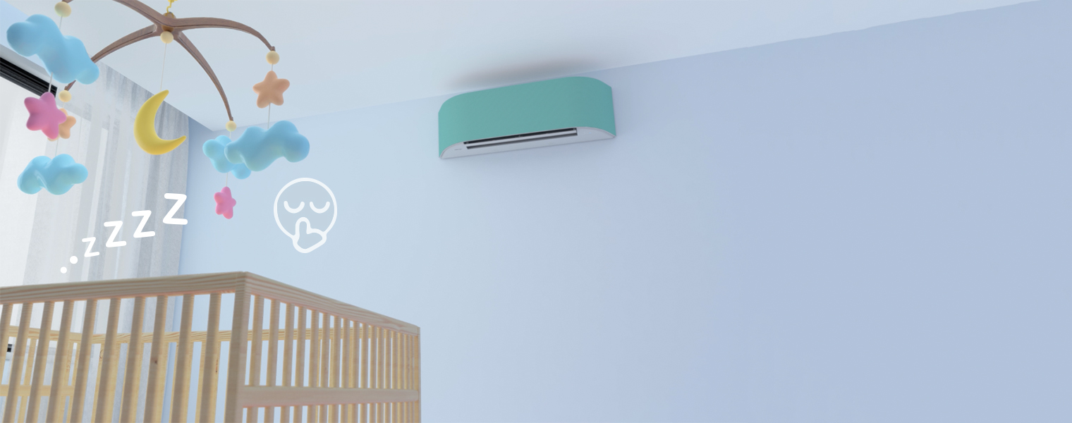 Тиха робота в Toshiba Haori RAS-13N4AVRG-UA/RAS-13N4KVRG-UA