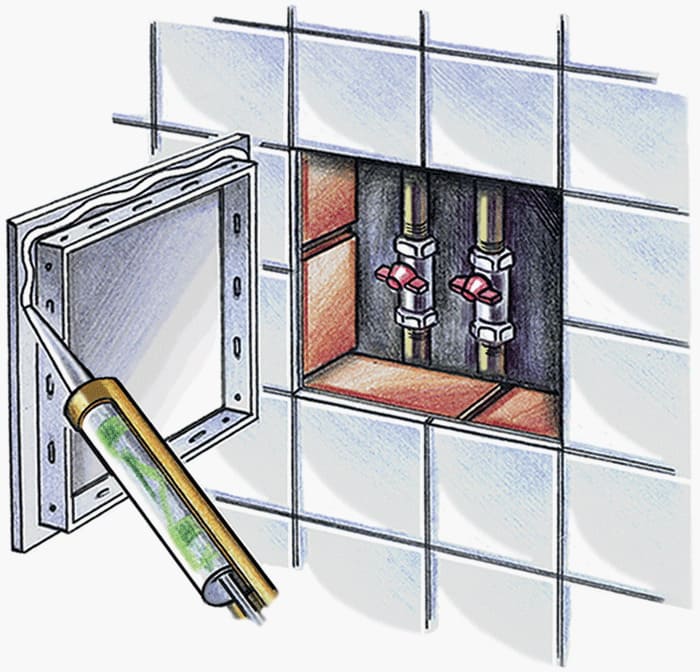 Установка на клей