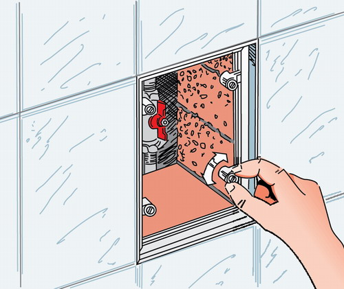 Регулювання рамки під плитку