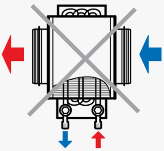 Невірне підключення водяного нагрівача