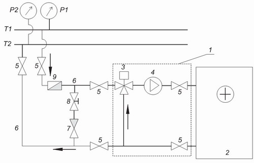 Схема підключення до водяного нагрівача