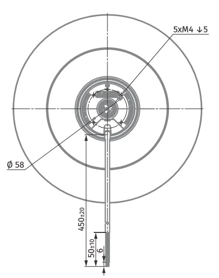 Креслення вид фронтальний 