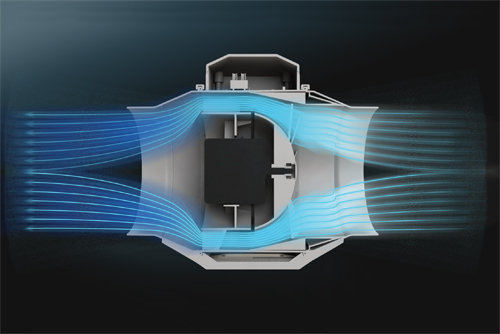 Спеціальна форма корпусу для збільшення натиску