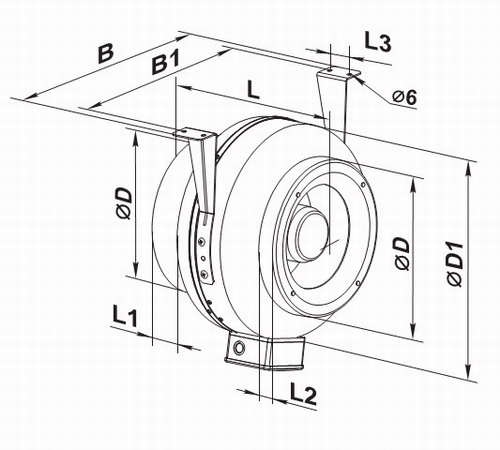 Креслення і габаритні розміри