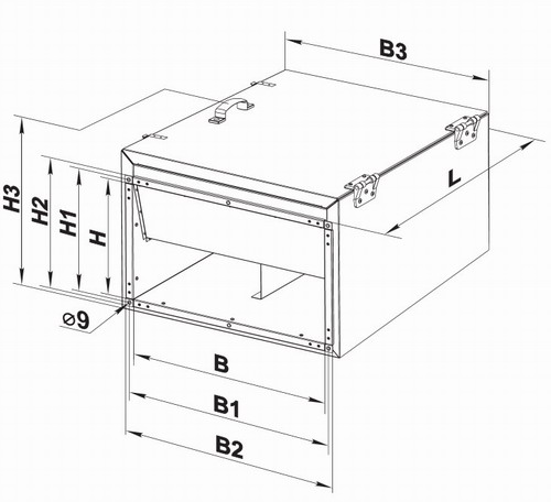 Креслення з приєднувальними розмірами