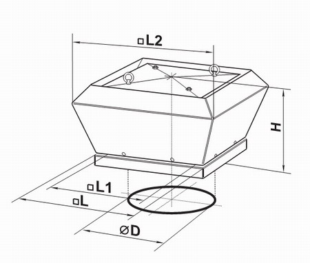 Чертеж с присоединительными размерами