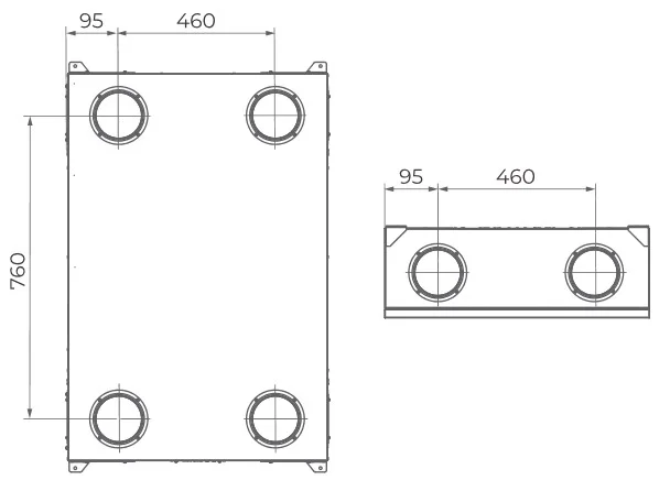 Розміри для довідки патрубків
