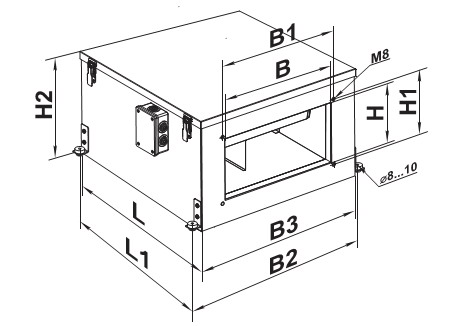 Креслення і габаритні розміри