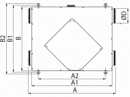 Чертеж вид сверху