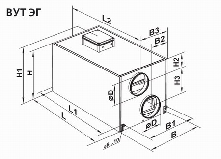 Креслення і габаритні розміри
