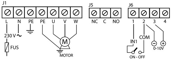 Схема при зовнішньому управлінні