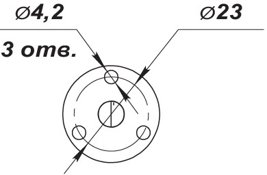 Монтажний фланець розміри