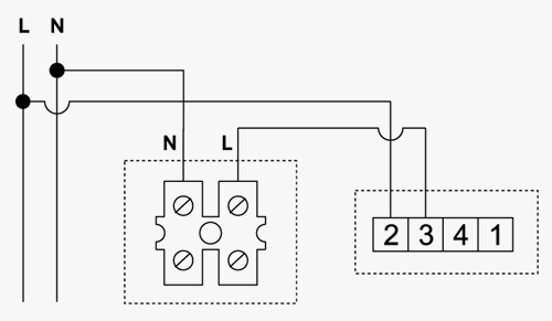 Вентилятор працює до моменту досягнення температури