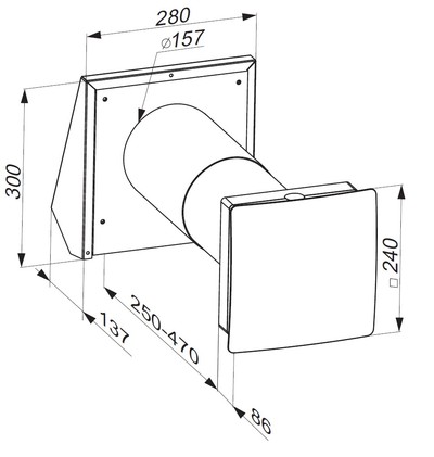 Чертеж проветривателя
